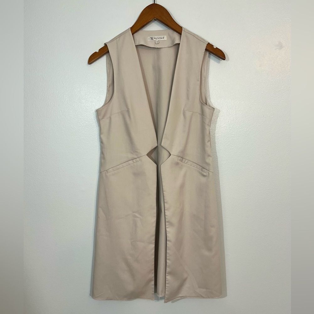 Alvina Open Front Vest‎